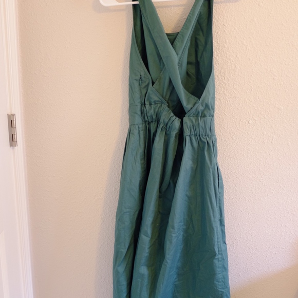 Everlane The Clean Cotton Cross-Back Dress Size 6 - Picture 4 of 5